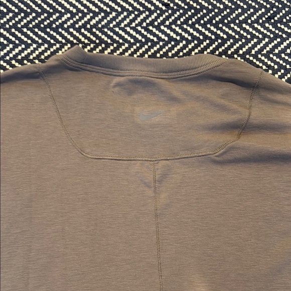 Nike Tan Short Sleeve Tee Classic Crew Neck - Picture 7 of 9